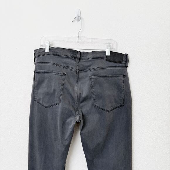 [Paige] Transcend Federal Slim Straight Burnham Gray Denim Jeans Stretch 36 x 32 - Picture 5 of 11